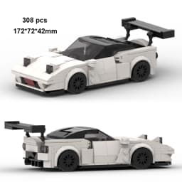 City Car Vehicle Speed  Racer Building Blocks Brick Racing Super Technique Car Moc Creative Garage Set Educational Toys