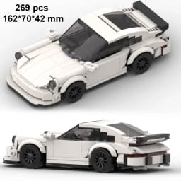 City Car Vehicle Speed  Racer Building Blocks Brick Racing Super Technique Car Moc Creative Garage Set Educational Toys