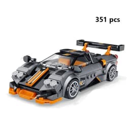 City Car Vehicle Speed  Racer Building Blocks Brick Racing Super Technique Car Moc Creative Garage Set Educational Toys