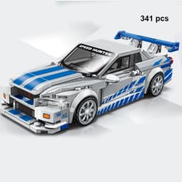 City Car Vehicle Speed  Racer Building Blocks Brick Racing Super Technique Car Moc Creative Garage Set Educational Toys