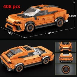 City Car Vehicle Speed  Racer Building Blocks Brick Racing Super Technique Car Moc Creative Garage Set Educational Toys