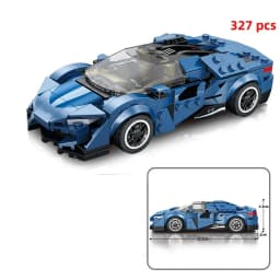City Car Vehicle Speed  Racer Building Blocks Brick Racing Super Technique Car Moc Creative Garage Set Educational Toys