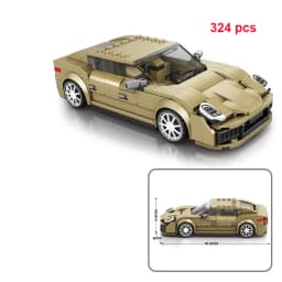 City Car Vehicle Speed  Racer Building Blocks Brick Racing Super Technique Car Moc Creative Garage Set Educational Toys