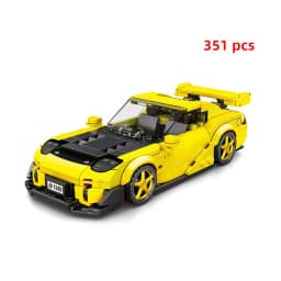 City Car Vehicle Speed  Racer Building Blocks Brick Racing Super Technique Car Moc Creative Garage Set Educational Toys