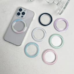 High Quality Round Mac Safe Magnetic Base Sticker for IPhone 15 14 13 12 11 Pro Max Magsafe Socket Pocket Grip Bracket