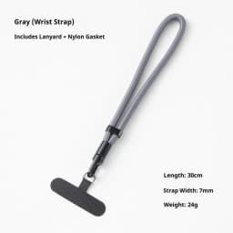 Adjustable Safety Anti-Lost Mobile Phone Lanyard Wrist Strap with Gasket Hanging Chain Durable Mobile Phone Case Accessory