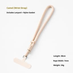 Adjustable Safety Anti-Lost Mobile Phone Lanyard Wrist Strap with Gasket Hanging Chain Durable Mobile Phone Case Accessory