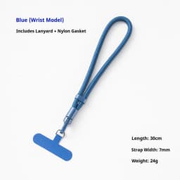 Adjustable Safety Anti-Lost Mobile Phone Lanyard Wrist Strap with Gasket Hanging Chain Durable Mobile Phone Case Accessory