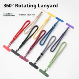 Adjustable Safety Anti-Lost Mobile Phone Lanyard Wrist Strap with Gasket Hanging Chain Durable Mobile Phone Case Accessory