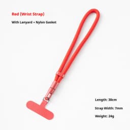 Adjustable Safety Anti-Lost Mobile Phone Lanyard Wrist Strap with Gasket Hanging Chain Durable Mobile Phone Case Accessory