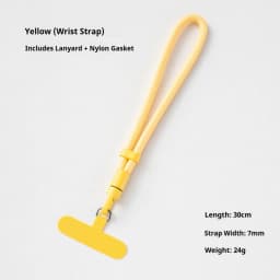 Adjustable Safety Anti-Lost Mobile Phone Lanyard Wrist Strap with Gasket Hanging Chain Durable Mobile Phone Case Accessory