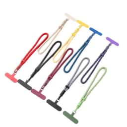 Adjustable Safety Anti-Lost Mobile Phone Lanyard Wrist Strap with Gasket Hanging Chain Durable Mobile Phone Case Accessory