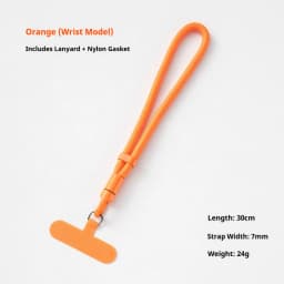 Adjustable Safety Anti-Lost Mobile Phone Lanyard Wrist Strap with Gasket Hanging Chain Durable Mobile Phone Case Accessory