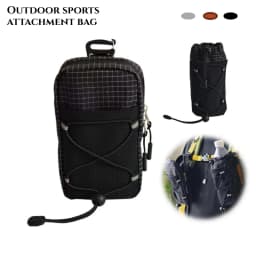 Outdoor Backpack Attachment Storage Bag Nylon Ultralight Portable Phone Bottle Pouch for Mountaineering Hiking Travel Gear