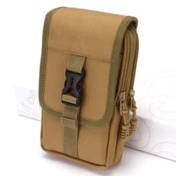 Outdoor Waterproof Military Waist Pack Men Phone Pouch Camping Hunting Tactical Waist Bag Double Layer Men's Storage Bag