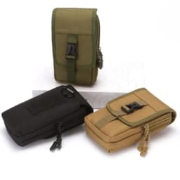 Outdoor Waterproof Military Waist Pack Men Phone Pouch Camping Hunting Tactical Waist Bag Double Layer Men's Storage Bag