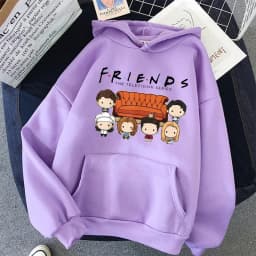 Friends TV Show Hoodies for Women, Funny Cartoon Friends Hoodies, Ullzang Graphic, Vintage Anime Sweatshirt, Female Hoody, 90s