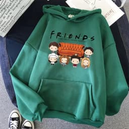 Friends TV Show Hoodies for Women, Funny Cartoon Friends Hoodies, Ullzang Graphic, Vintage Anime Sweatshirt, Female Hoody, 90s