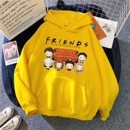Friends TV Show Hoodies for Women, Funny Cartoon Friends Hoodies, Ullzang Graphic, Vintage Anime Sweatshirt, Female Hoody, 90s