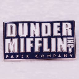 The Office US Enamel Pins Dunder Mifflin Metal Brooch Badge Fashion Jewellery Clothes Hat Backpack Accessory Gifts