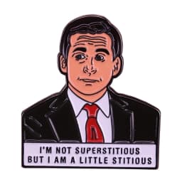 The Office US Enamel Pins Dunder Mifflin Metal Brooch Badge Fashion Jewellery Clothes Hat Backpack Accessory Gifts