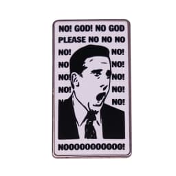 The Office US Enamel Pins Dunder Mifflin Metal Brooch Badge Fashion Jewellery Clothes Hat Backpack Accessory Gifts
