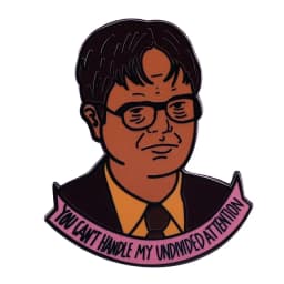 The Office US Enamel Pins Dunder Mifflin Metal Brooch Badge Fashion Jewellery Clothes Hat Backpack Accessory Gifts