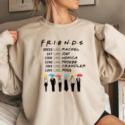 Friends Be Like Sweatshirt Friends Tv Show Hoodie Best Friends Pivot Sweater Chandler Bing Joey Friends Crewneck Sweatshirts