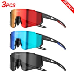 SCVCN New Outdoor Sport Cycling Sunglasses MTB Bike Cycling Hiking Eyewear Running Ultralight Men Women Pickleball UV400 Glasses