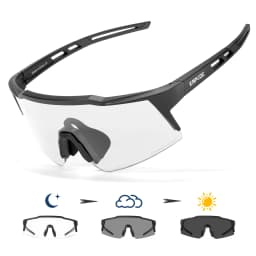 Kapvoe Photochromic Child Sunglasses UV400 Protection Sport Cycling Glasses Kids Boys Girls Fashion Bike Glasses Bicycle Eyewear