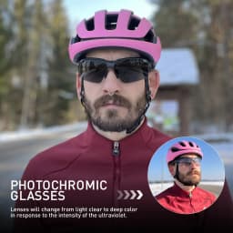 SCVCN Photochromic Cycling Glasses UV400 Outdoor Sports Running Men's Sunglasses Road MTB Bicycle Goggles Women Bike Eyewear