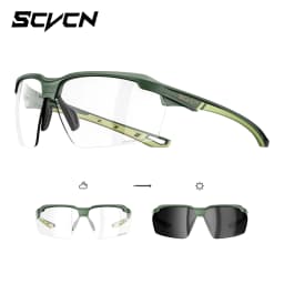 SCVCN Photochromic Cycling Glasses UV400 Outdoor Sports Running Men's Sunglasses Road MTB Bicycle Goggles Women Bike Eyewear