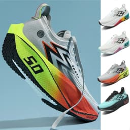 Men Women High Quality Light Running Shoes Cushion Training Shoes Lightweight Wear-Resistant Sneakers