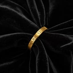 COOLTIME Personalized Custom Ring For Women Stainless Steel Gold Color Engrave Name Rings Anniversary Jewelry Gift Couple Mom
