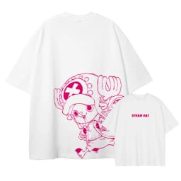 One Piece Straw Hat Pirates Unisex T-shirt 2026 Summer New Anime Double-sided Printed Casual Parent-child Short Sleeved Shirt