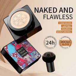 CC Cream Magic Foundation Mushroom Head Air Cushion Waterproof Brighten Foundation Cream Women Base Makeup Face Korean Cosmetics