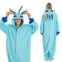 Greninja Kigurumi Onesie Mewtwo Snorlax Gengar Cosplay Halloween Costume Adult Anime Axolotl Eevee Cow Pajamas Pijama