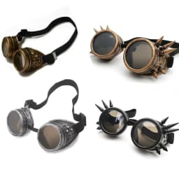 Motorcycle Retro Steampunk Glasses Driver Gothic Sunglasses Protective Glasses Decorations Multiple Models Dress Up Tool
