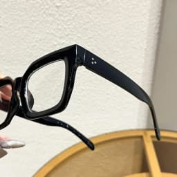 Women Anti Blue Light Glasses Oversized Frame Vintage Glasses Computer Eyewear Full Frame Transparent Eye Protection Eyepiece