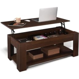 41" Lift Top Coffee Table with Hidden Storage Compartment & Rising Tabletop