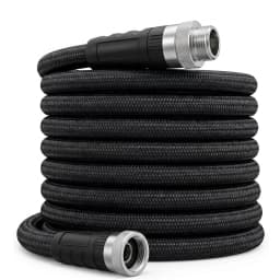 25/50/75/100 FT Non-Expandable Garden Hose, Lightweight Water Hose With TPE Inner Tube, Anti-Kink Braided Hose For Car Wash Yard Patio