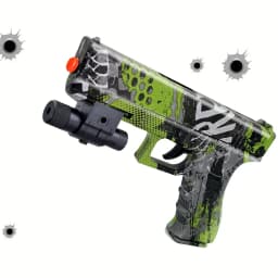 G-17 Ball Blaster Pistol Toys, Manual Blaster, NO Need Charge Outdoor Shooting Toys, Backyard Games Gift
