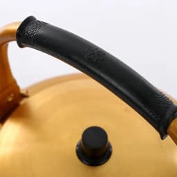 Aluminum Water Kettle Teapot Anti Scald Handle Lightweight Portable Gold Gas Stove Kettle for Household Outdoor Camping Camping