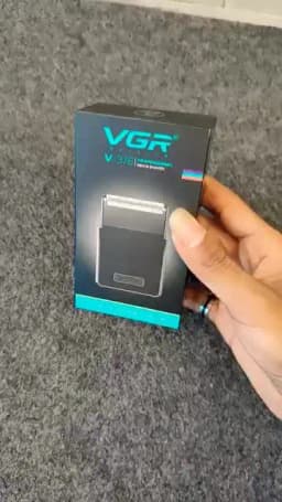 VGR Razor Rechargeable Shaver Professional Beard Trimmer Travel Hair Trimmers Reciprocating Shaving Machine for Men V-376