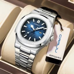 CRRJU Top Luxury Brand Man Watch Sports Waterproof Luminous Date Men Wristwatch Square Dial Quartz Men's Watches High Quality
