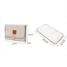 Nappy Diaper Changing Mat Waterproof Floor Change Play Mat Baby Portable Foldable Washable Compact Travel