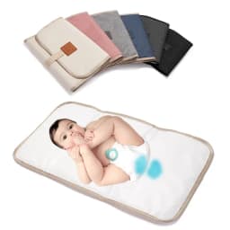 Nappy Diaper Changing Mat Waterproof Floor Change Play Mat Baby Portable Foldable Washable Compact Travel