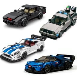 Technical Car Speed Racing Building Blocks Bricks Sets Sports Car MOC Garage City Vehicle Creative Toys For Kids