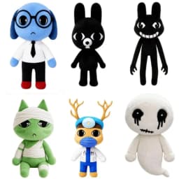 Animal Hospital Plush Toy Horror Game Animal Hospital Anomaly Cat Dog Penguin Bunny Animal Hospital Accessories Birthday Gifts