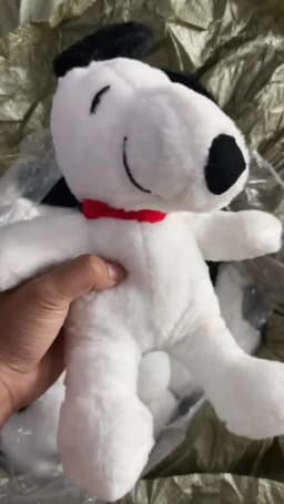 30cm Cartoon Cute Snoopy Plush Toy Pillow Sofa Back Plush Doll Gifts For Children